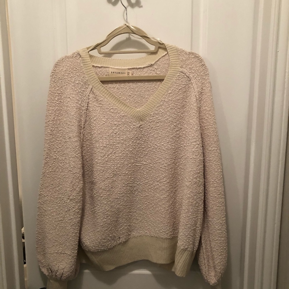 Popcorn Knit Sweater